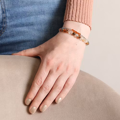 Armbandset Med Agat Sten - Målningen P