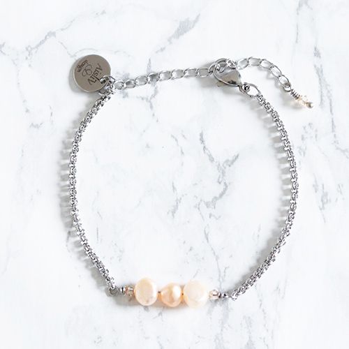 Tunt Sötvattenspärlor Armband - Livet G