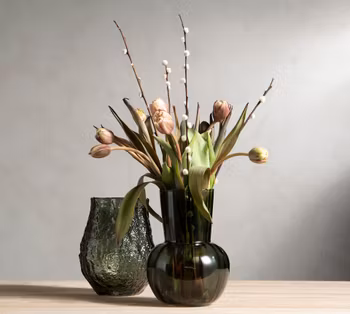 Zinnia vase grøn Lille