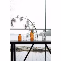 Brun glas flaske sæt /2 stk.