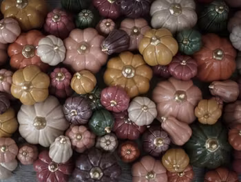 Græskar Fenja Aubergine Stor