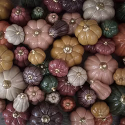 Græskar Fenja Aubergine Stor