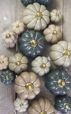 Græskar Fenja Beige stor