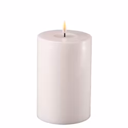 Hvide Bloklys H15 x Ø 10 cm