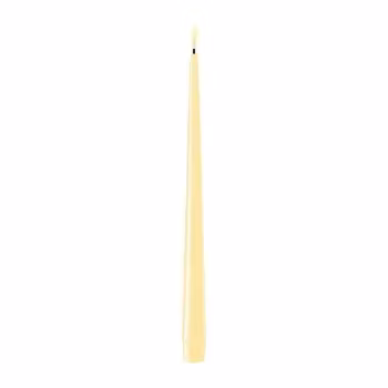 Dinner candle Light Yellow 28 cm