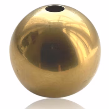 Kugle 60 mm Blank Guld