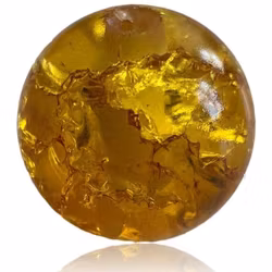 Kugle 60 mm Gul broken glass