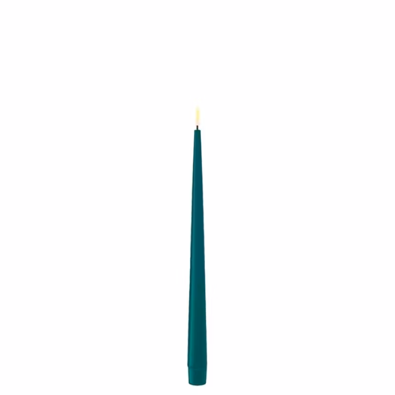 Dinner candle Jade green 28 cm