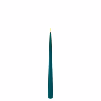 Dinner candle Jade green 28 cm