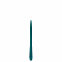 Dinner candle Jade green 28 cm