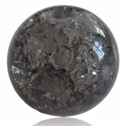 Kugle 60 mm Broken glass sort