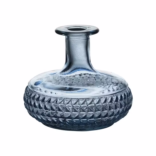 Diamond vase blå