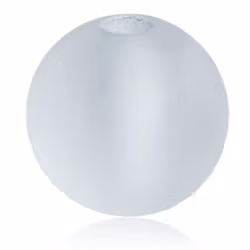 Frosted glass Hvid