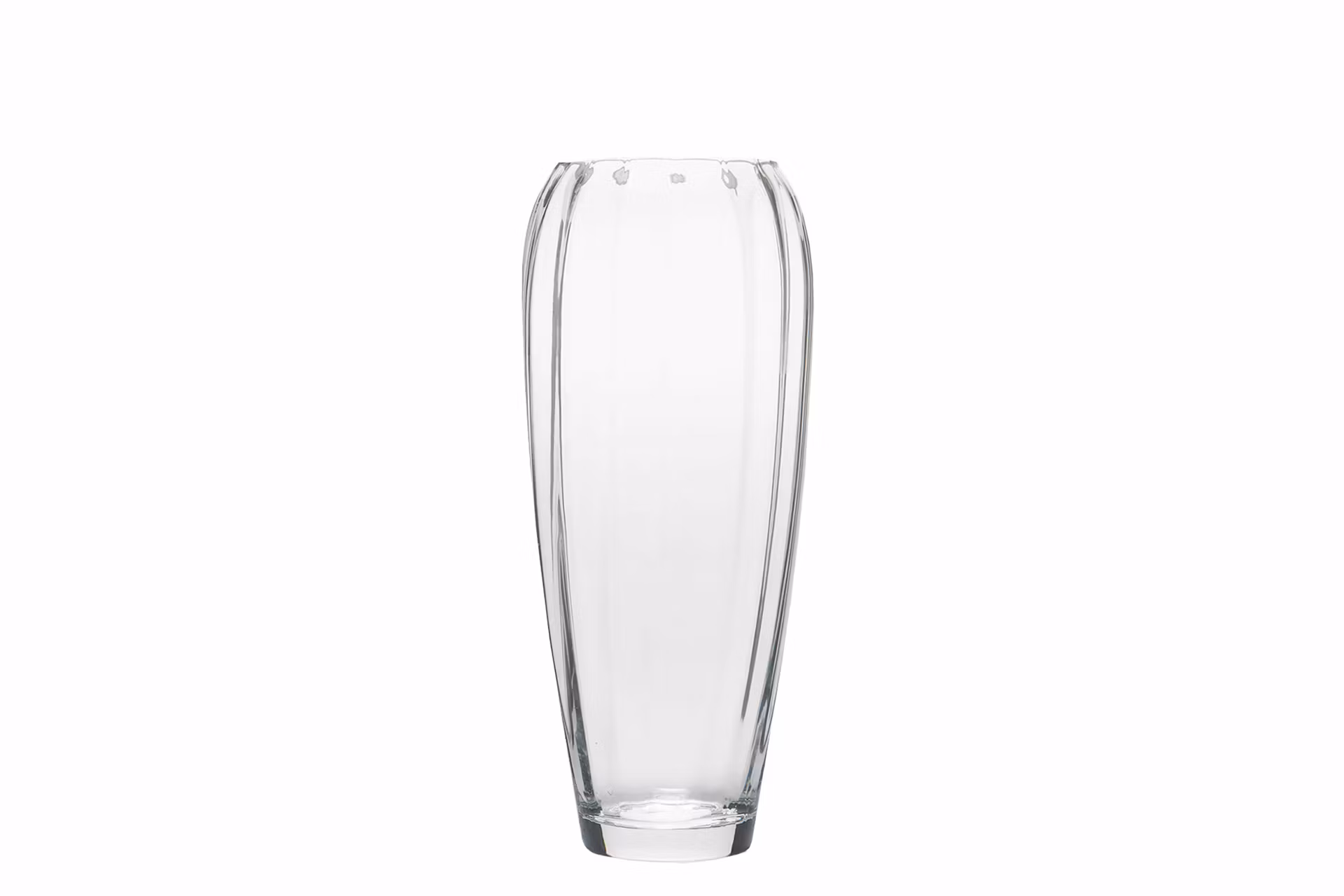Klar vase glas