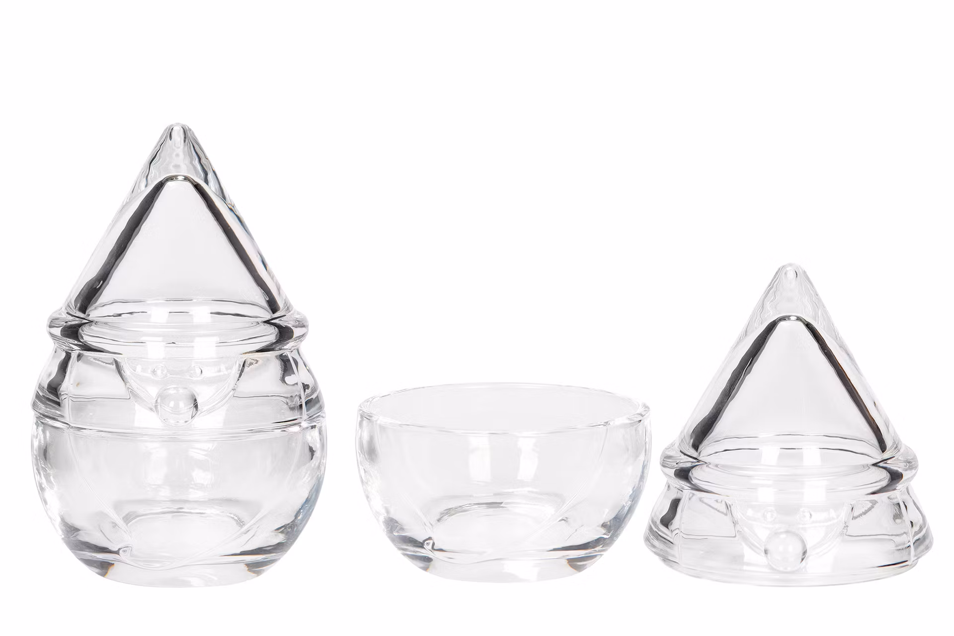 Glas krukke julemand