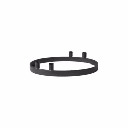 Lysestage oval sort