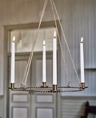 Hængende lysestage Messing