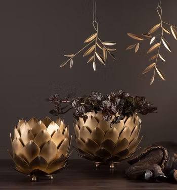 Kogle skål Antik messing