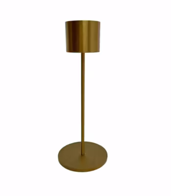 Messing base 5 kugler - Fyrfadslys