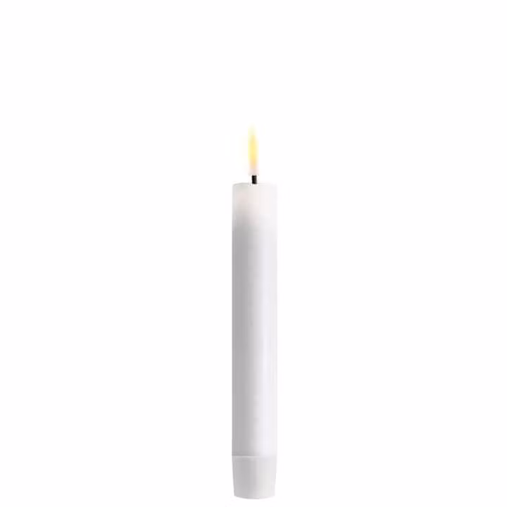 Hvide Kronelys 15 cm 2-pak
