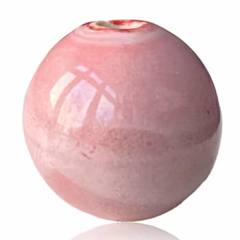 Pink/hvid kugle