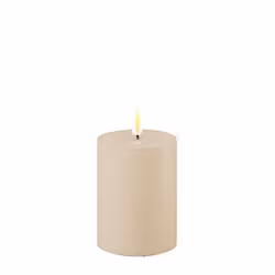 Udelys Støvet Sand H 10 cm Ø 7,5 cm