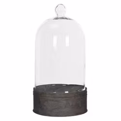 Glasklokke med vendbar bund