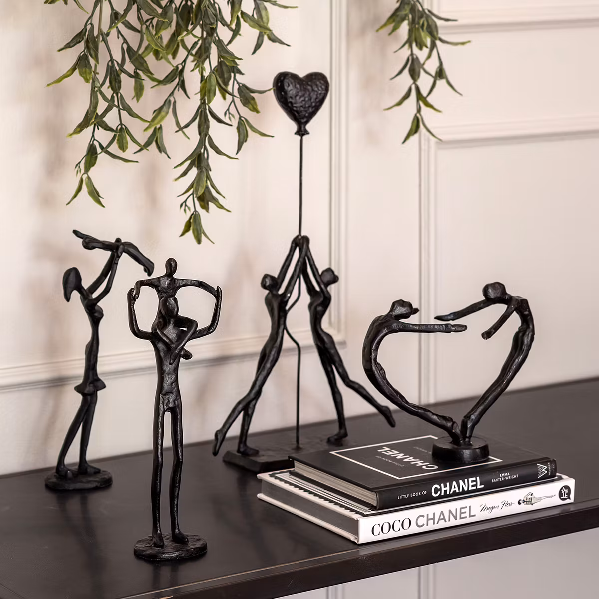 Hjerte metal figur
