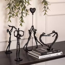 Hjerte metal figur