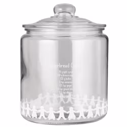 Opbevaringsglas peberkagefigurer og opskrift, 4000 ml