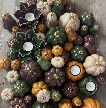 Fyrfadsstage Flower Green