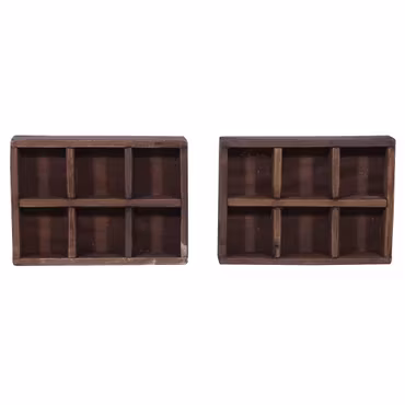 Zeno træboks med 6 rum