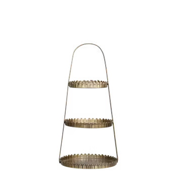 Etagere, antique messing