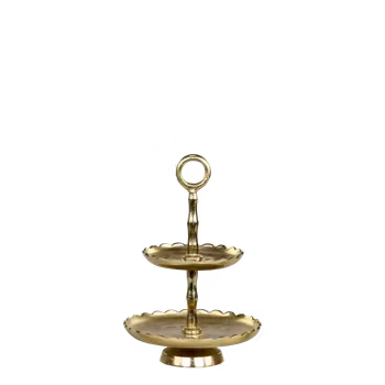 Etagere m. blondekant