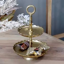 Etagere m. blondekant