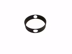 Metalring sort 6 cm