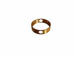 Metalring Messing 6 cm