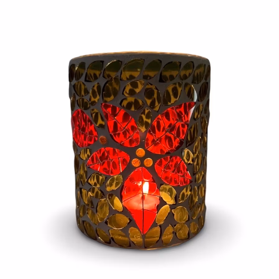 Lygte MOSAIK FLEUR lille