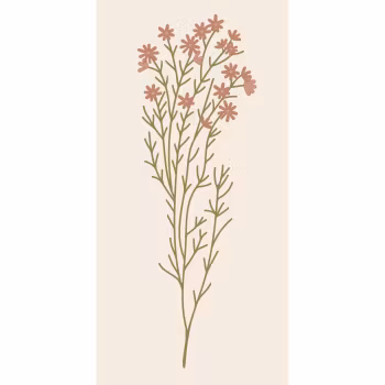 Ib Laursen ´Rosa blomst´ servietter