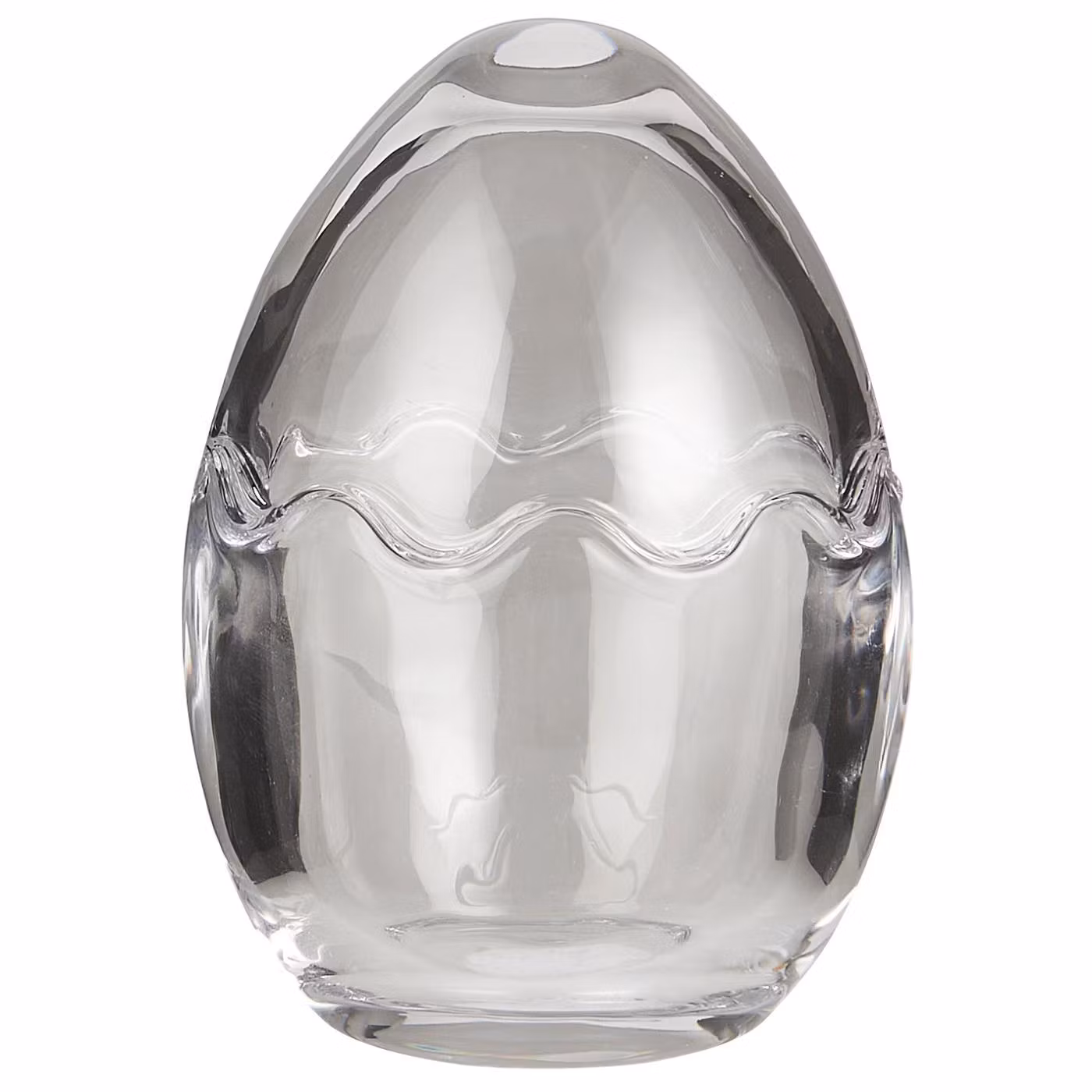 Glas æg todelt