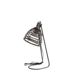 Lampe m. rattan skærm