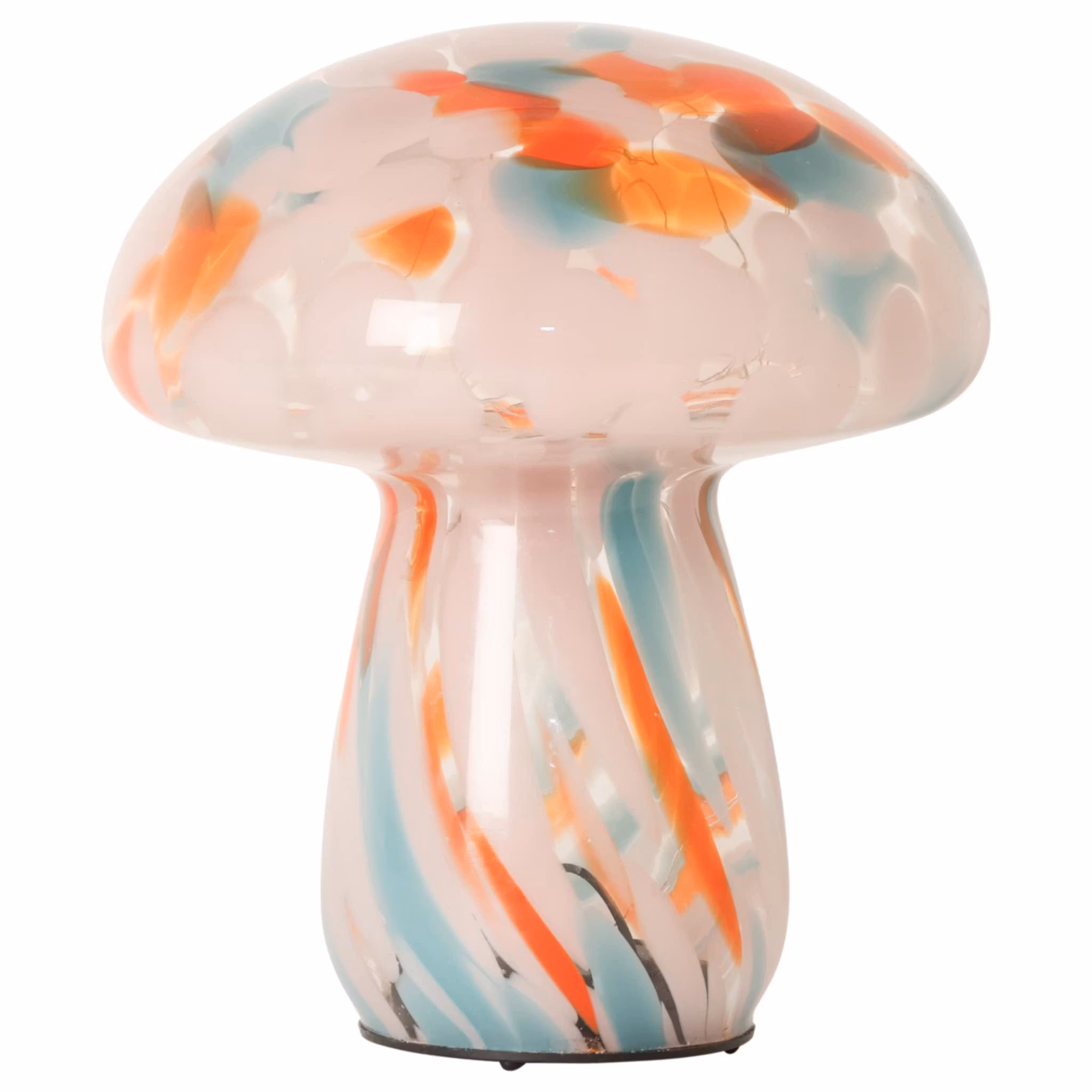 Lampe Mushy, orange, hvid og blå