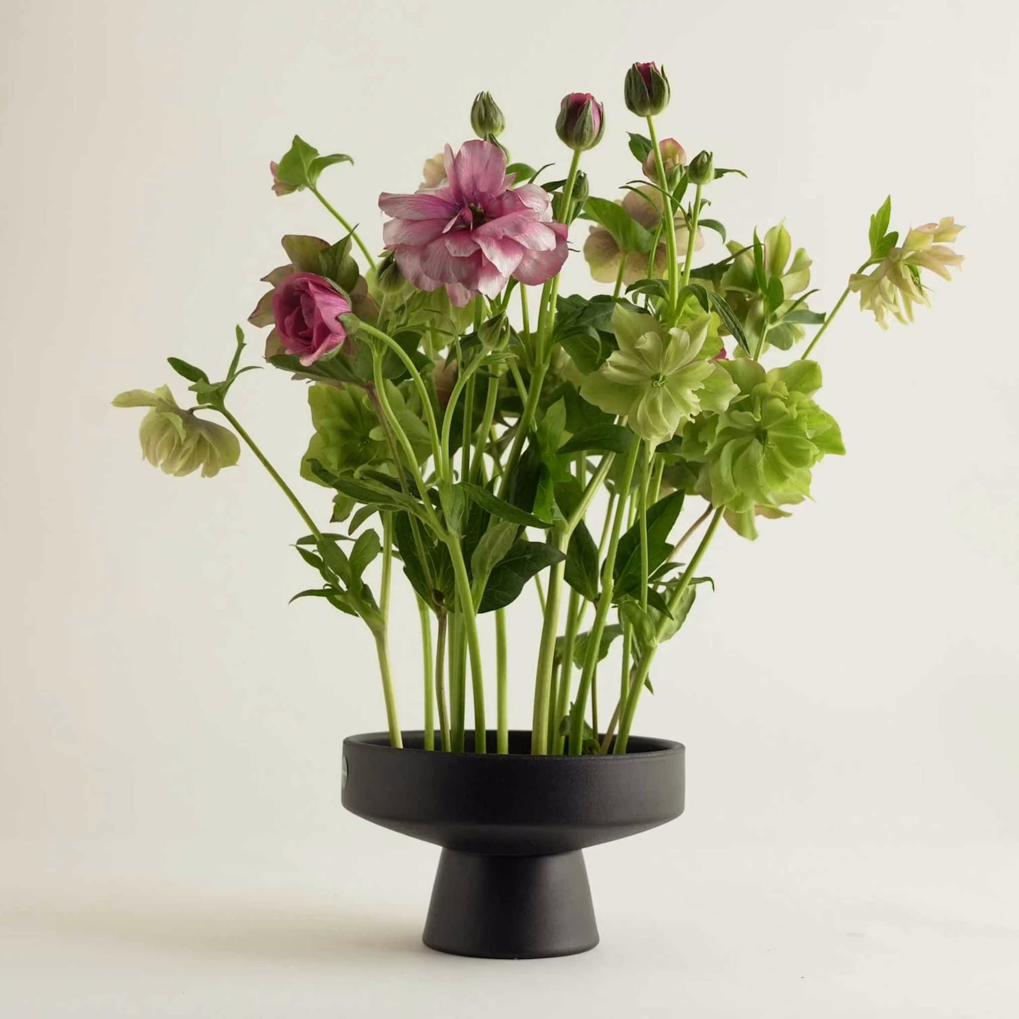 Hanataba Ikebana skål – Black