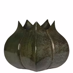 Lima vase grøn finish