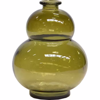 Foster vase M - olivengrøn