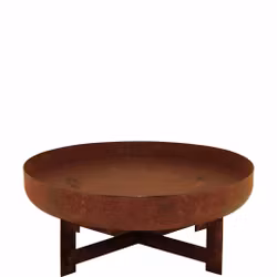 Bålfad i rost Ø 60 cm