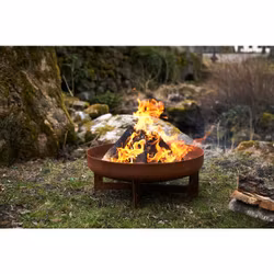 Bålfad i rost Ø 60 cm