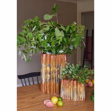 Hadi vase stor Reactive cognac