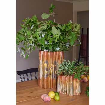 Hadi vase stor Reactive cognac