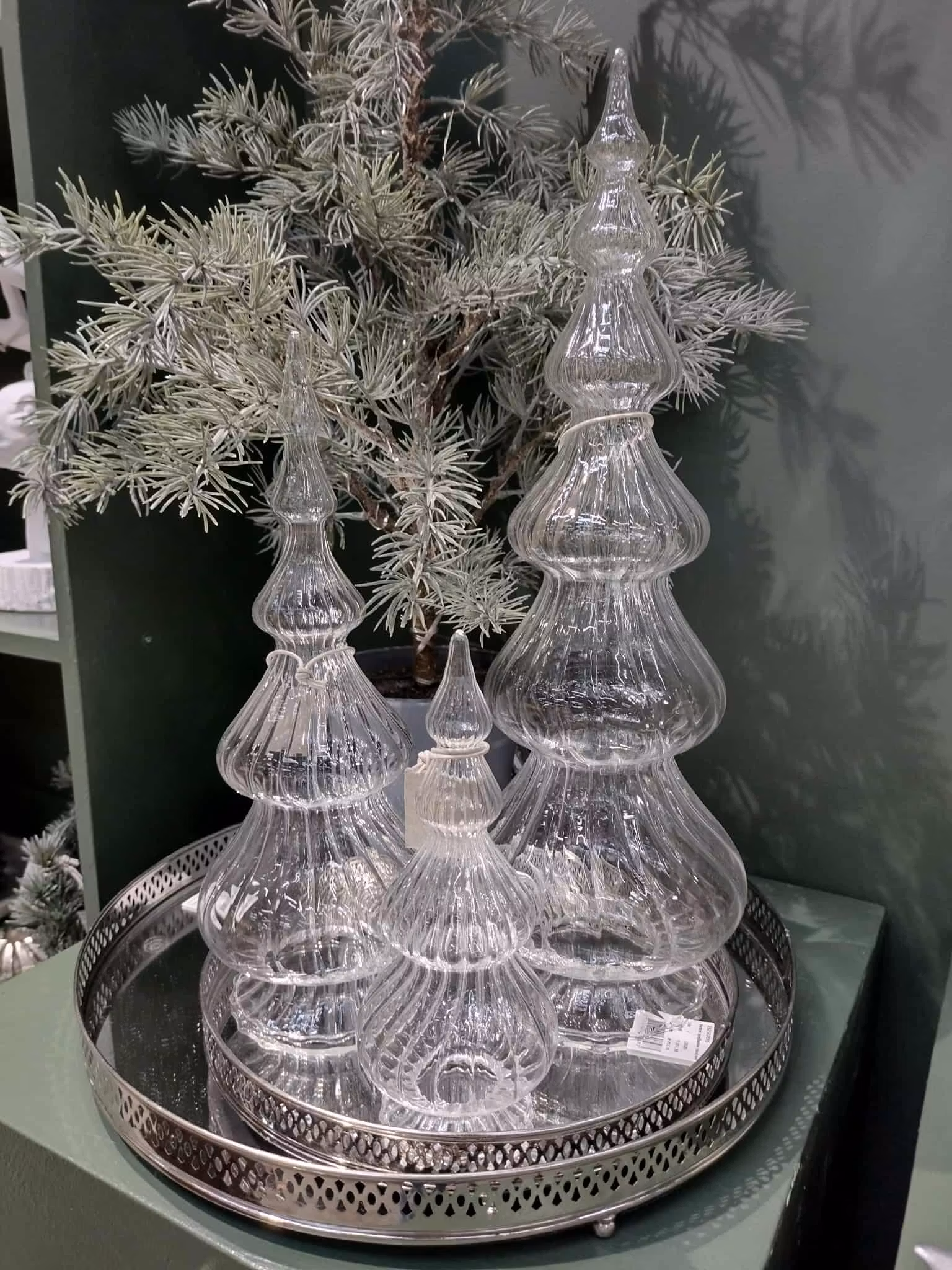 Glas juletræ
